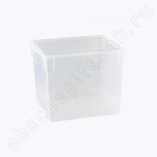 Ящик универсальный пластик 34 л. прозрачный (400*335*315 мм) с крышкой
